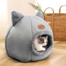 Load image into Gallery viewer, Cat Shaped Cat Bed