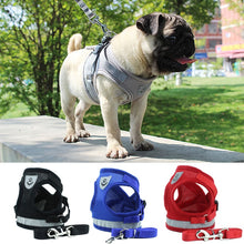 Load image into Gallery viewer, Reflective Pet Dog Harness and Leash Set