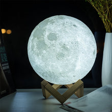 Load image into Gallery viewer, Rechargeable Moon Lamp