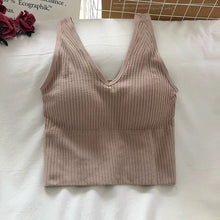 Load image into Gallery viewer, Sexy 2 In one Push Up Sports Bra Tube Top