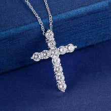 Load image into Gallery viewer, CZ Crystal Cross Pendant &amp; Necklace
