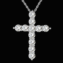 Load image into Gallery viewer, CZ Crystal Cross Pendant &amp; Necklace
