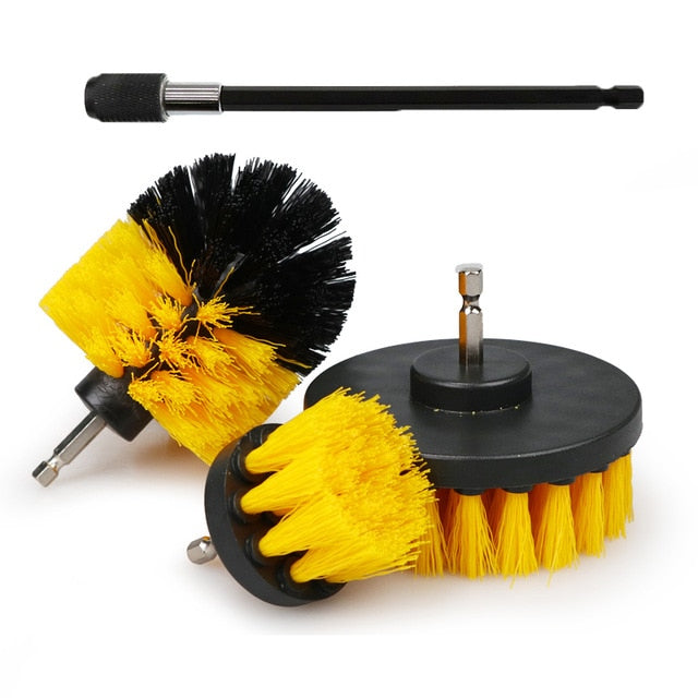 4 piece Drill Brush Attachment Kit